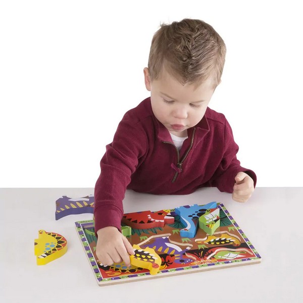 Продукт Melissa and Doug Динозаври - Дървен пъзел  - 0 - BG Hlapeta